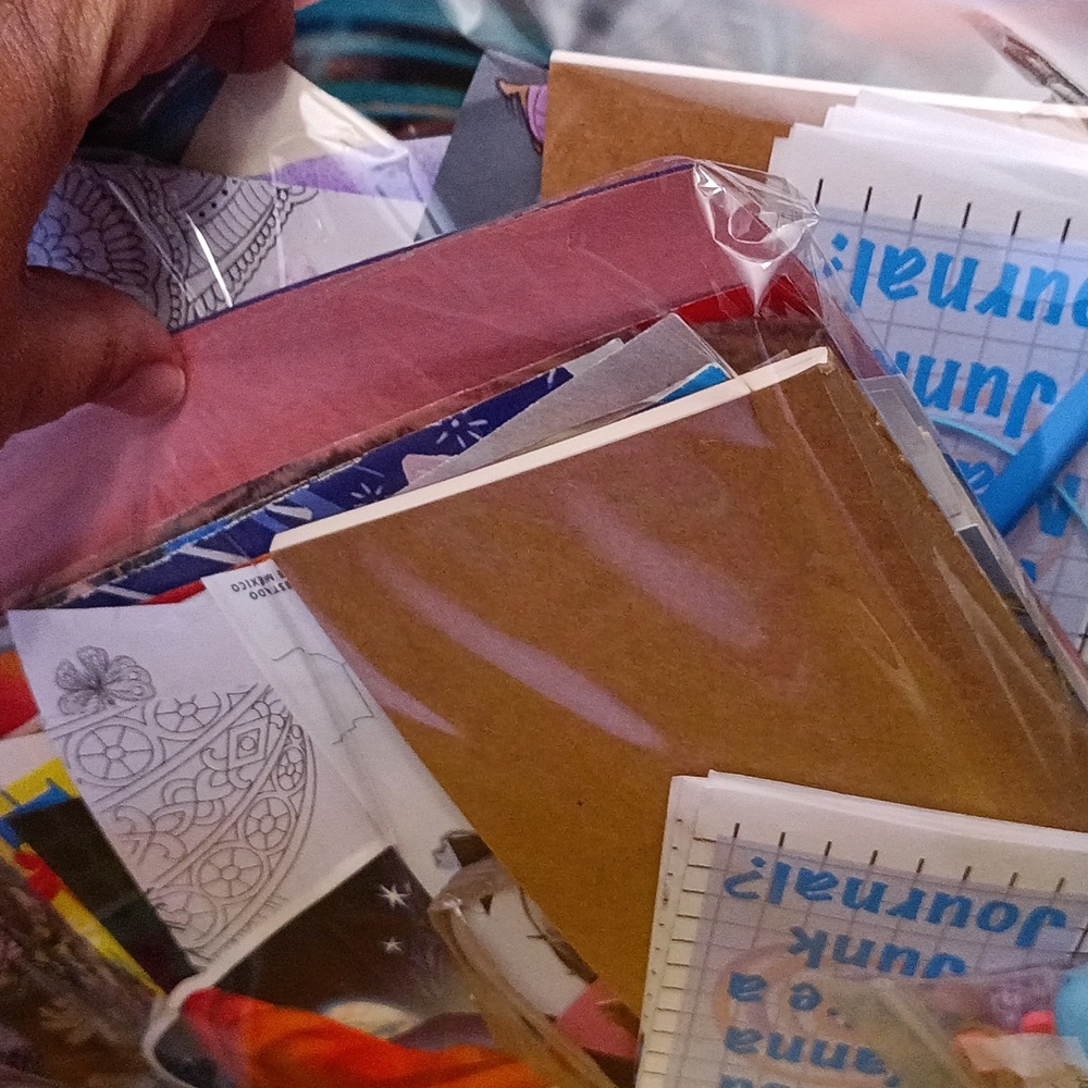 Random Junk Journal Ephemera Kits +Zine+Mini Journal+Trinket Scoop - Picture 5 of 5